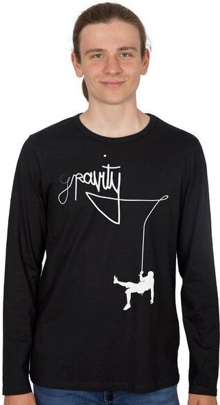 HANDGEDRUCKT "Gravity" Männer Longsleeve