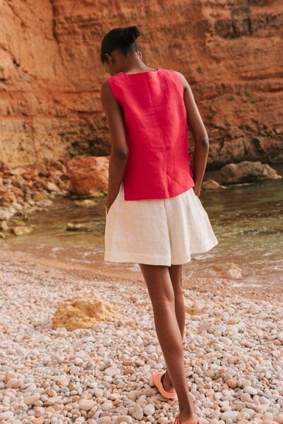 AmourLinen Betty Klassische Leinenhosen