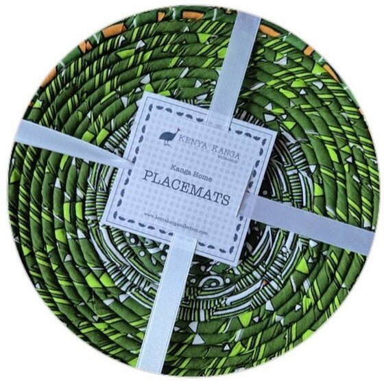 Kenya Kanga Tischset Mkeka aus Kanga