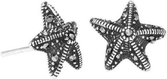 pakilia Silber Ohrringe Klappensterne Fair-Trade und handmade