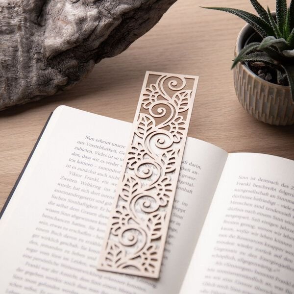 feinformart Lesezeichen aus Holz