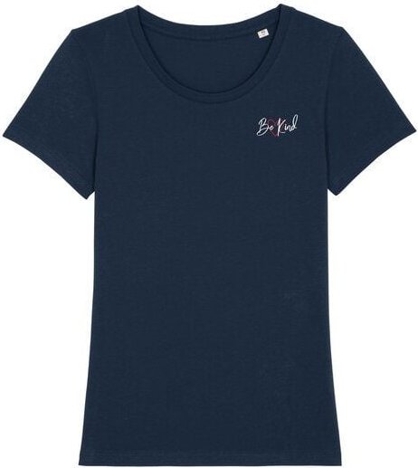 Bio Damen Rundhals T-Shirt Amorous "Be kind" von Human Family