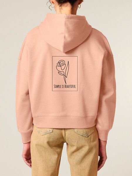 Human Family Bio Damen-Hoodie „Relax – Simple Beauty“