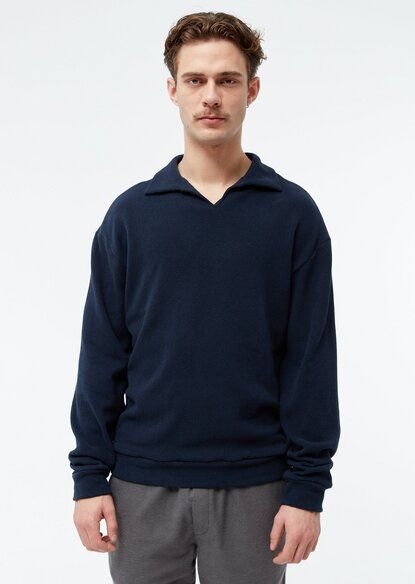 Givn Berlin Sweater GBBELA aus recycelter Baumwolle mit Kragen