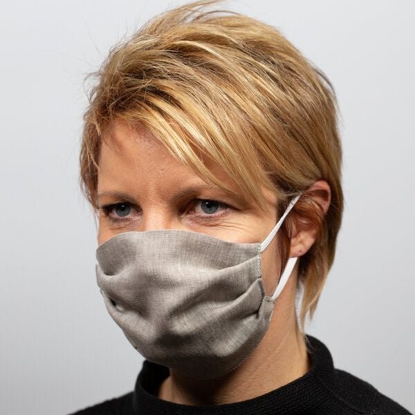 nahtur-design Alltagsmaske aus Bioleinen
