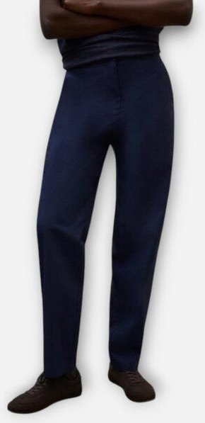 ECOALF dunkelblaue Hose aus 100 % Baumwolle