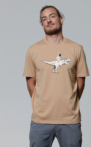 Thumbnail - watapparel T-Shirt Unisex Astronaut on T-Rex