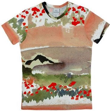 Sophia Schneider-Esleben Unisex T-Shirt Mio, Mohn - Unisex T-Shirt aus Bio-Baumwolle