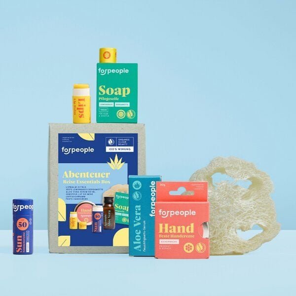 forpeople Naturkosmetik Geschenkeset - Abenteuer & Reisebox