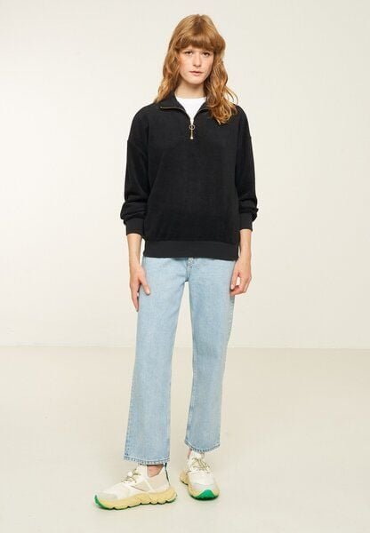 Thumbnail - Damen Frottee Sweatshirt aus Bio-Baumwolle - HOSTA - recolution