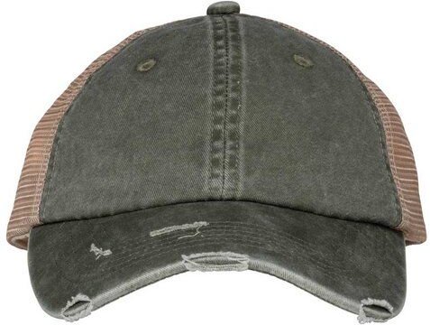 YTWOO Nachhaltige Unisex Trucker-Cap im zerrissenen Look