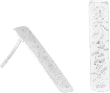 pakilia Silber Ohrringe Rechteck Fair-Trade und handmade