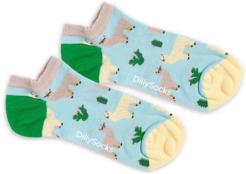 DillySocks Kurze Socken Alpaca Gang aus Biobaumwoll-Mix