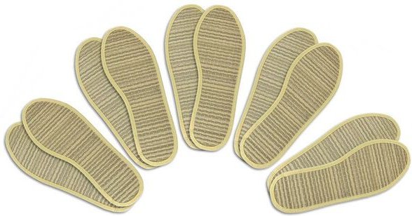 Les Tôngs Zimtsohle & Einlegesohle, 5er-Pack