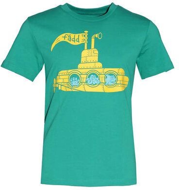 Kinder T-Shirt Rundhals aus Bio-Baumwolle "Untergegluggert" Grün Fädd