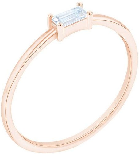 Eppi Minimalistischer Ring mit Aquamarin Koos