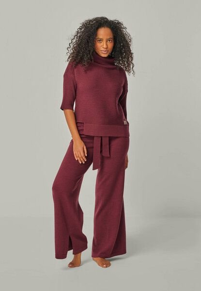 YOU LOOK PERFECT Merino Loungewear Set "Rollkragenpullover Bailey & Strickhose Bailey"
