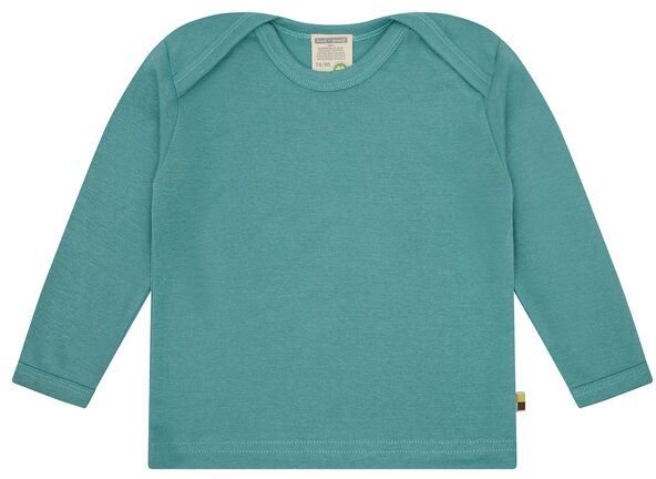 loud + proud Babys & Kinder Shirt langarm uni, GOTS-zertifiziert