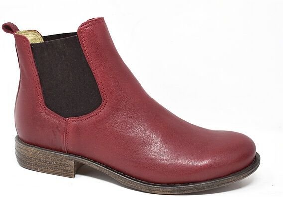 Claudio Nero Chelsea Boots Uma rot