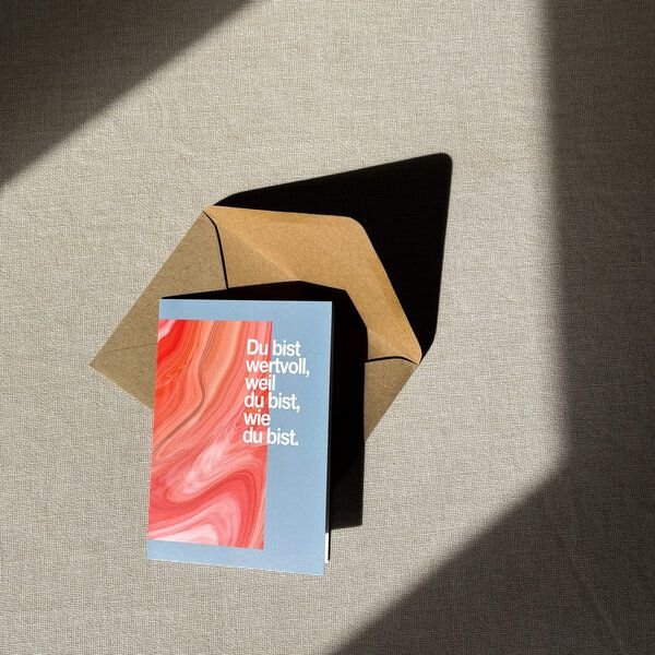 embrace cards Empathische Wertschätzungskarte z.B. als Geburtstagskarte