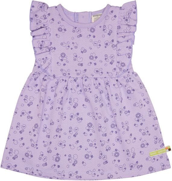 loud + proud Babys & Kinder Kleid aus Musseline Jersey mit Druck, GOTS-zertifiziert