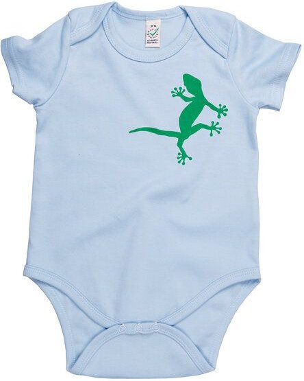 HANDGEDRUCKT "2 Geckos" Baby Body