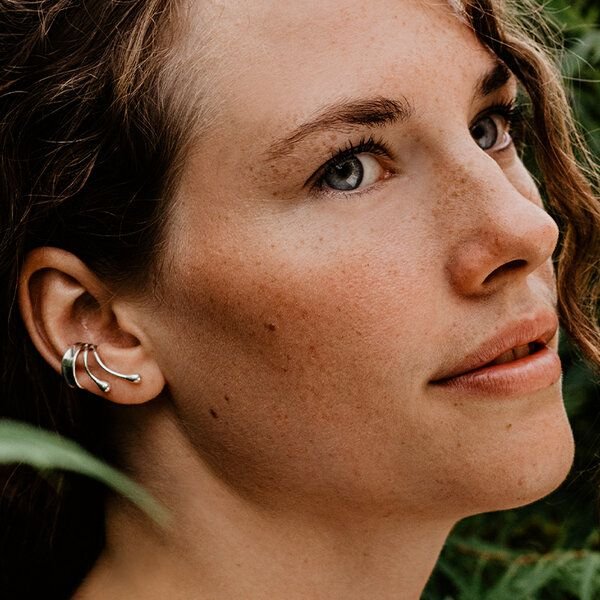 Nella & Sina Ohrring | Große Sina | Silber, Roségold, Gold Vermeil