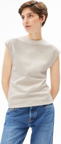ARMEDANGELS UN-WASTED Damen Top aus recyceltem Baumwoll Mix