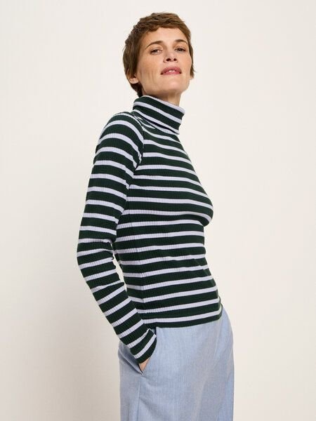 LANIUS Rollkragenshirt aus Bio-Baumwolle