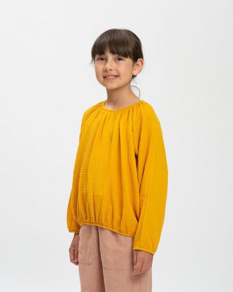 Matona Luftige Musselin Bluse für Kinder / Balloon Blouse