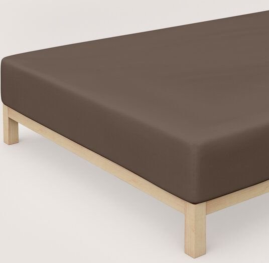 Thumbnail - Schlafgut Boxspring Spannbettlaken Pure 95% Biobaumwolle, 5% Elasthan - Matratzenhöhe bis 40cm