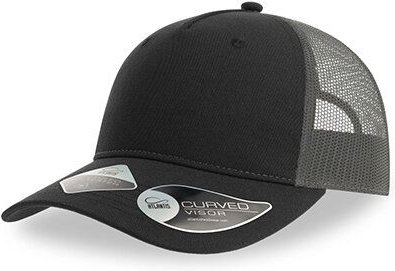 Atlantis Headwear Atlantis Zion Cap Mesh - Basecap zweifarbig aus Recyceltem Polyester Truckercap