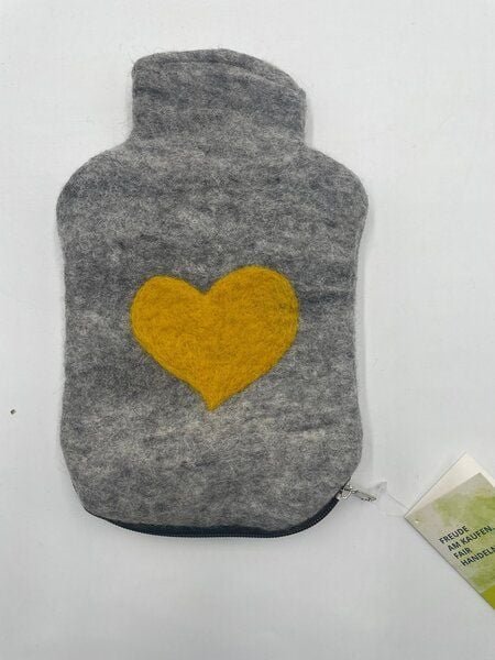 Frida Feeling Wärmflaschenüberzug aus Filz (für 0,8 Liter Flasche) - verschiedene Motive