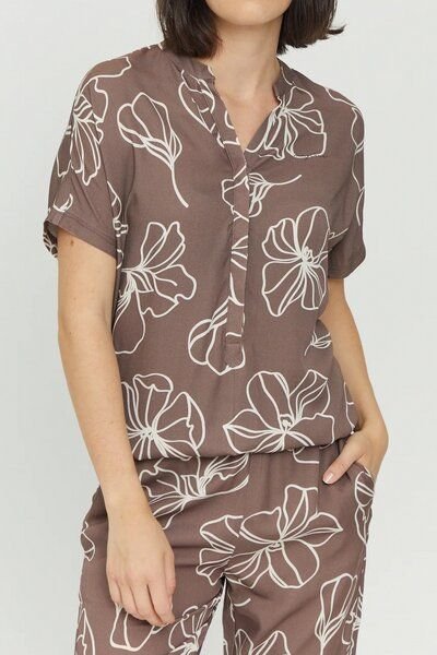 Mazine Hemdbluse - Benoni Print Blouse - aus Ecovero