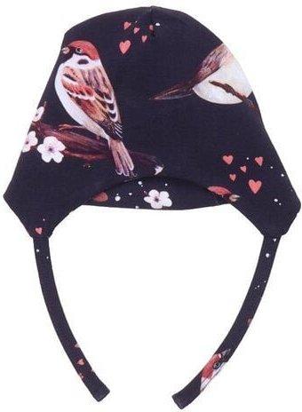 Walkiddy Little Sparrows - Nachhaltige Mütze in Dunkelblau, Allergikerfreundlich & Fair Herstellt – GOTS zertifiziert