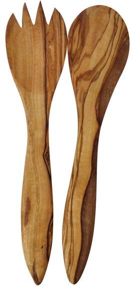 Mitienda Shop Salatbesteck Marseille aus Olivenholz