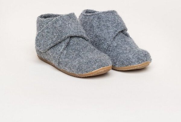 Kitz-Pichler Kinder-Hüttenschuh Juno - Kinder Hausschuh aus 100% Schurwolle für Mädchen & Jungen