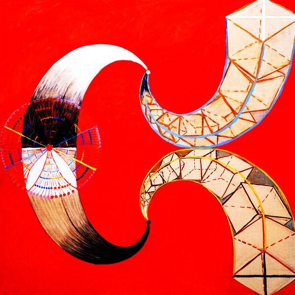 Photocircle Poster / Leinwandbild - Hilma af Klint – The Swan Nr. 9