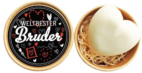 Eve Butterfly Soaps Mini Geschenkbox mit Herzseife, verschiedene Motive & Anlässe