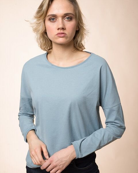 Alma & Lovis Oversized Langarmshirt aus Bio-Baumwolle | Loose Shirt