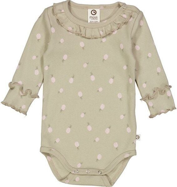 Thumbnail - Fred's World by Green Cotton "Green Cotton" Body Langarm Ananas