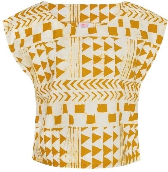 Global Mamas Bio Bluse - BOXY - Fissure