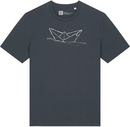 ilovemixtapes Paperboat Papierschiff Relaxed Unisex T-Shirt aus Bio-Baumwolle