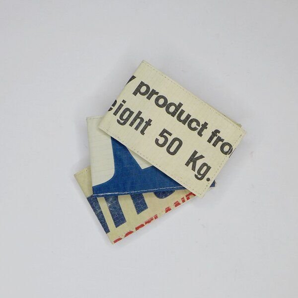 REFISHED fair fashion Börse 'MINI WALLET' - upcycelte Zementsäcke