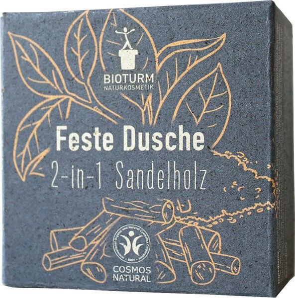 Bioturm feste Dusche 2 in 1 Sandelholz
