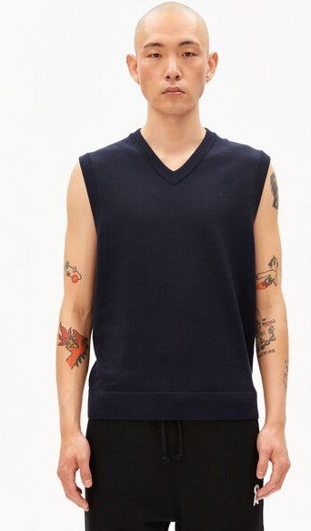 ARMEDANGELS SLEEVELESS KNIT Herren Pullunder aus aus Bio-Baumwolle