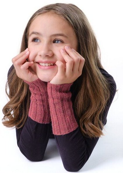 De Colores Kinder Baby Pulswärmer aus Alpaka