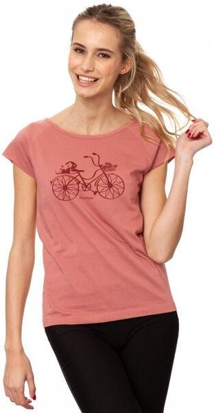 FellHerz Damen T-Shirt Fahrrad-Mädchen Bio & Fair & Vegan