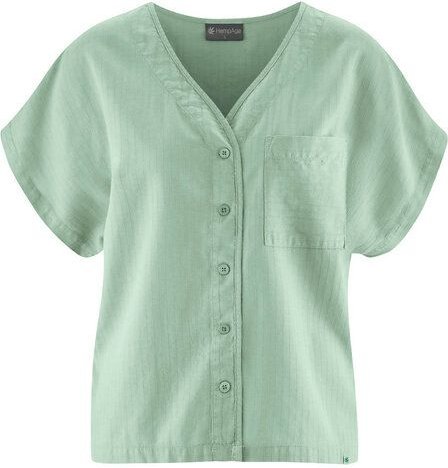 HempAge Weite Bluse Hanf/Biobaumwolle