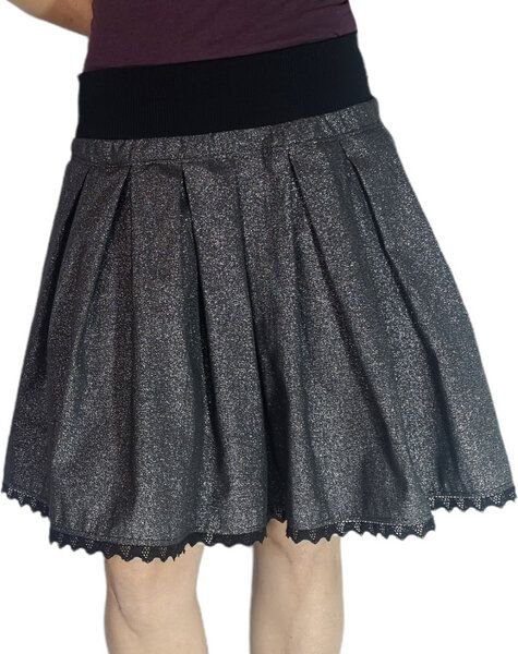 liebewicht FaltenRock Bio Rock'On Schwarz Glitzer mit oder ohne Schleife